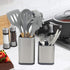 2PC Kitchen Utensil Holder Flatware Caddy Stainless Steel...