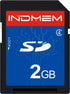 INDMEM SD Card 2GB Class 4 Flash Memory Card 2G SLC Stanard Secure Digital Cards (1PC)...