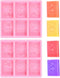 2Pcs Rectangle Bee Silicone Soap Molds, Honeycomb Molds for Chocolate Jelly Candy Homemade Craft Making...