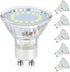 GU10 LED Light Bulb, 50 Watt Halogen Equivalent, Daylight White 5000K 450LM Non-Dimmable 4W LED Replacement Recessed Track Lighting, 5-Pack...
