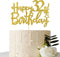 Gold Glitter Happy 32nd Birthday Cake Topper - 32 Sign Cake Topper - Cheers to 32Years Party Supplies - 32nd Birthday Party Decoration...