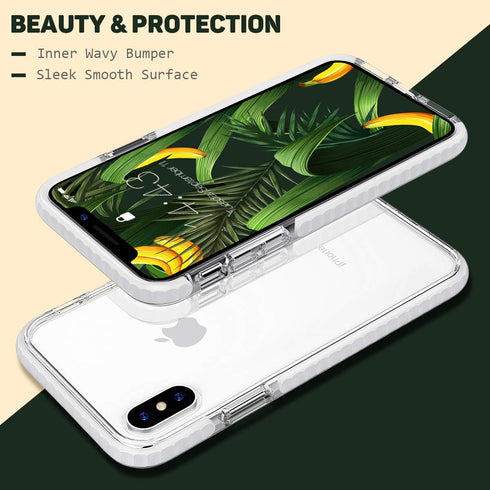 MATEPROX Compatible with iPhone Xs Max Case Clear Thin Slim Anti-Yellow Anti-Slippery Anti-Scratches Shockproof Bumper Cover Protective Case for i...