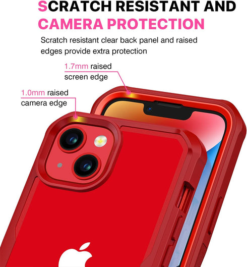 CENHUFO iPhone 14 Case/iPhone 13 Case, with Built-in Anti Peep Glass Privacy Screen Protector and Camera Lens Protective Full Body Shockproof Cove...