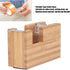 Pssopp Desktop Tape Dispenser Tape Base Mini Tape Dispenser Desktop Tape Dispenser Bamboo Wood Tape Cutter Holder Adhesive Roll Base Stationery To...