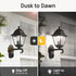 Dusk to Dawn LED Outdoor Light Bulbs 40W Equivalent, A19 Automatic On/Off Sensor Light Bulb Daylight 5000K, Dusk to Dawn Light Bulbs for Outdoor L...