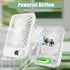 Travel Fan for Sleeping, Portable Fan for Travel Rechargeable with Digital Display, 100 Speed Wind Personal USB Fan with Variable Speed Knob, Smal...