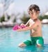 DolliBu Dolphin Bath Buddy Squirter - Floating Pink Dolphin Rubber Bath Toy, Fun Water Squirting Bathtime Play for Toddlers, Cute Sea Life Animal ...