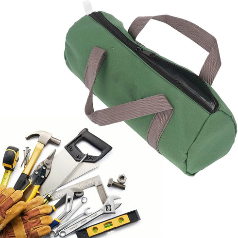 Tool Bag Wide Mouth Large Capacity Carrying Bag Waterproof Handbag Portable Multi Tool Bag for Wrench Screwdriver Pliers Nails for Construction Ca...