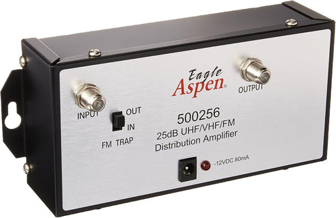 Eagle EASDISTAMP25GX 500256 Distamp 25GX 25dB Distribution Amplifier,SILVER...