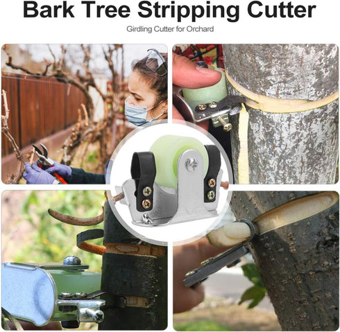 DOITOOL Bark Stripping Peeling Girdling Cutter Pruning Tool Garden Fruit Tree Scissors Wood Cutter Tool for Lawn Garden Winter Home...