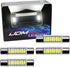 iJDMTOY 4pcs Extremely Bright 9-SMD 29mm 6614 Replacement Bulbs Compatible With Car SUV Truck Sunvisor Flips Vanity Mirror Lights, Xenon White...