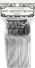 Plastic Mini Appetizer Spoons Value Pack - 100 Count Silver Mini Spoons for Appetizers, Party Supplies, Weddings, Catering, And More | Disposable ...
