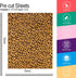 5pcs/Set Leopard Patterned Heat Transfer Vinyl, Stretchable 12" x 10" Cheetah Print HTV Vinyl Sheets for T-Shirt Decoration and DIY Craft Material...