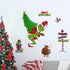 Yovkky Merry Christmas Wall Decals Stickers, Xmas Tree Sign Holiday Max Dog Decor, 2025 New Year Winter Green Red Farmhouse Home Kitchen Decoratio...