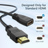 HDMI Extension Cable 1 Feet, 2 Pack HDMI Extender Cable High Speed HDMI Male to Female Adapter Cable 1080P HDMI Video Cord for HDTV, Monitor, PC, ...