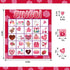 jollylife 40 Players Valentine's Day Bingo Game Cards Class Party Supplies Activity(Pink)...
