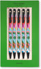 Kate Spade New York Black Ink Pen Set of 5, Cute Click Pens, Plastic Retractable Pens for Writing and Journaling (Safari Floral)...