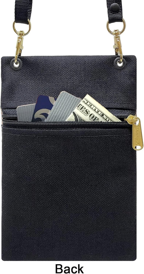 Danny K. Women's Tapestry Crossbody Cell Phone or Passport Purse, Handmade in USA...