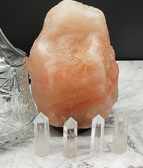 Healing Crystal Wands 2" Clear Quartz Crystal Obelisk | Polished 6 Faceted Reiki Chakra Meditation Therapy...