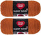Bulk Buy: Red Heart Super Saver (2-Pack) (Carrot, 7 oz Each Skein)......