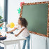 Classroom Bulletin Board Borders Safari Animal Classroom Borders for Wall Decorations DIY Leopard Tiger Cow Print Bulletin Board Sticker for Schoo...