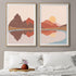 Bankrenart Nature Landscape Wall Art Prints Mid Century Boho Wall Decor Mountain Sun Lake Wall Art Modern Canvas Prints Abstract Artwork Poster fo...