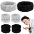 6Pcs Spa Headbands and Wrist Washbands Set, Headbands for Washing Face Towel Wristbands Make Up Headbands, Microfiber Hair Band Skincare Headbands...