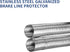 Brake Line Protector for 3/16" Tube - Upgraded Stainless Steel Brake Line Protector 3/16 Inch(2024 New), Premium Galvanized Gravel Guard Spring 16...