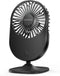 Desk Fan, Small & Quiet, USB Powered Table Fan, Rechargeable Battery Operated Fan, 3 Wind Speeds Powerful Mini Fan, Personal Portable Fan for Offi...