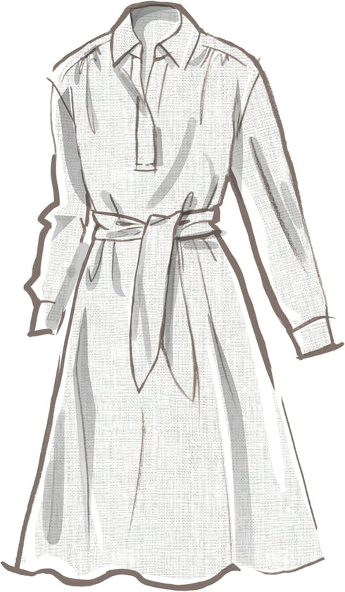 McCall's Misses' Pullover Dresses and Sash Sewing Pattern Packet, Design Code M8449, Sizes 18-20-22-24-26, Multicolor...