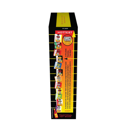 Blair's Mega Death Hot Sauce 5 Oz with Habaneros, Cayenne - 650x hotter than a Jalapeno - with Liquid Rage & Skull Key Chain...
