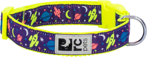 RC Pet Products 3/4" Fashionable, Functional Fun, Clip Collar | Small, Outer Space...