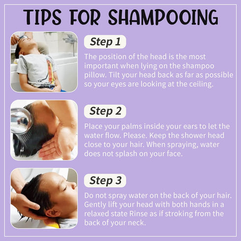 Toyture Shampoo Bowl for Kids, Baby, Adults | Portable Hair Washing Basin | Shampoo Bowl Neck Rest | Tear Free Shampoo for Kids | Hair Washing Sin...