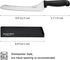 9 Inch Offset Serrated Bread Knife, Wavy Edge knife, High Carbon Stainless Steel Multi-Purpose Kitchen Knife for Homemade Bread, Crusty Breads, Ca...