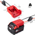Power Wheel Adapter for Milwaukee M18 18V Battery with Fuse & Wire terminals?Work with for Milwaukee M18 48-11-1860, 48-11-1850 Li-ion Battery, Po...