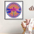 DIZAKIM Diamond Painting DIY 5D special shape rhinestone, flower bush dragonfly, part of diamond crystal diamond painting mandala set 11.8x11.8inc...