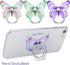 3PCS Phone Ring Grip, Cute Butterfly Phone Ring Stand Phone Hand Grip Holder 360°Rotation Finger Kickstand with Metal Knob Loop for All Smartphone...