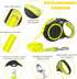 Fida Retractable Dog Leash, Reflective 16ft Heavy Duty Pet Walking Leash for Medium/Large Dog up to 44 lbs, Tangle Free. One-Hand Brake (Medium, N...