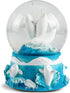 Elanze Designs Beluga Whales Tabletop Dresser Nightstand Figurine Decoration 100MM Sturdy Glitter Water Wind Up Musical Snow Globe Plays Tune Let ...