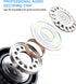 Motorcycle Helmet Speakers Headphones with Good Sound,Loud,Long-Lasting,Large Button for Gloves,Fast and Stable Connection,Answer Automatically,Vo...