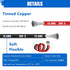 16 AWG Silicone Wire-40 Ft Length(20 Ft Black and 20 Ft Red),HuLuWa 16 AWG 1.3mm² Electrical Cable-Flexible,High Temperature Resistant,and Tinned ...