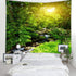 Llamazing Forest Creek Landscape Tapestry - Home Decor for Living Room and Bedroom - Magic Curtain (90.5''L70.8''W)...