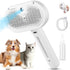Cat Steam Brush,3 in 1 Pet Hair Removal Comb, Self-Cleaning Spray Cat Brush for Shedding,Steamy Pet Brush with Release Button and Tank - Suitable ...