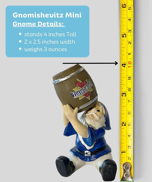 Gnometastic Mini Gnomes - Drunk Gnome, 4in, Garden Gnome Statue for Fairy Garden, Planters, Funny Garden Gnomes Decorations for Yard and Outdoor -...
