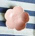 FUYU 4pcs Sakura Shaped Ceramics Seasoning Dishes Spice Dishes Salad Soy Sushi Wasabi Dipping Bowls, Tea Bag Holders...