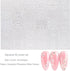 30 Sheets White Flower Nail Art Stickers, White Flower with Rhinestones Designs Nail Decals 3D Self Adhesive Nail Stickers Nail Art Supplies White...