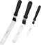 Ateco Ultra Offset Spatula 3 Piece Set; 1305 - 4.25 Inch, 1307 - 7.75 Inch, and 1309 - 9.75 Inch, Stainless Steel Blades...