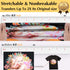 TransOurDream Tru-Iron on Heat Transfer Paper for Dark Fabric (20 Sheets, 8.5x11") T Shirt Transfers Paper for Inkjet Printer Printable Heat Trans...