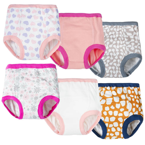 Joyo roy Potty Training Underwear for Girls Toddler Panties Girl Panties 100% Cotton Toddler Girl Panties Underwear for Toddler Girl Training Unde...