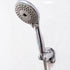 Shower Head Holder, Adjustable Handheld Shower Head Holder Adhesive or Screw Wall Mount Shower Wand Holder Waterproof by Lofekea (1 Pack, Chrome)...